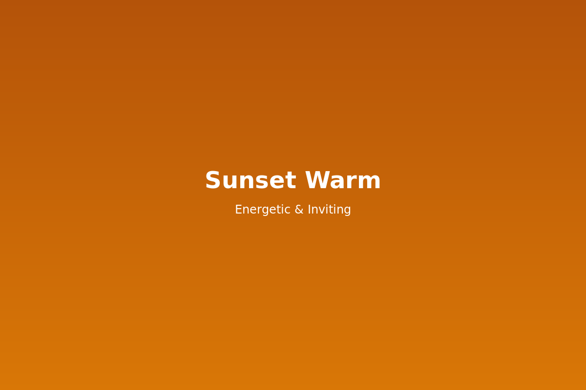Sunset Warm 预览截图